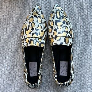 AGL Leopard loafers